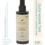 Folixia Isı Koruyucu & Bağ Onarıcı Saç Bakım Sütü (Argan & Keratin) 200 ml