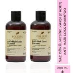 Folixia Dökülme Karşıtı & Güçlendirici Bakım Şampuanı (Anagain & Biotin) 2 adet 200 ml