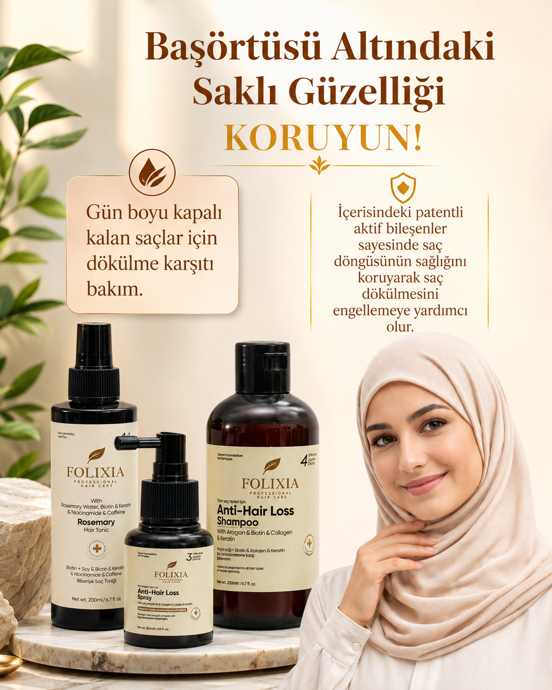 Folixia dökülme karşıtı saç bakım önerisi